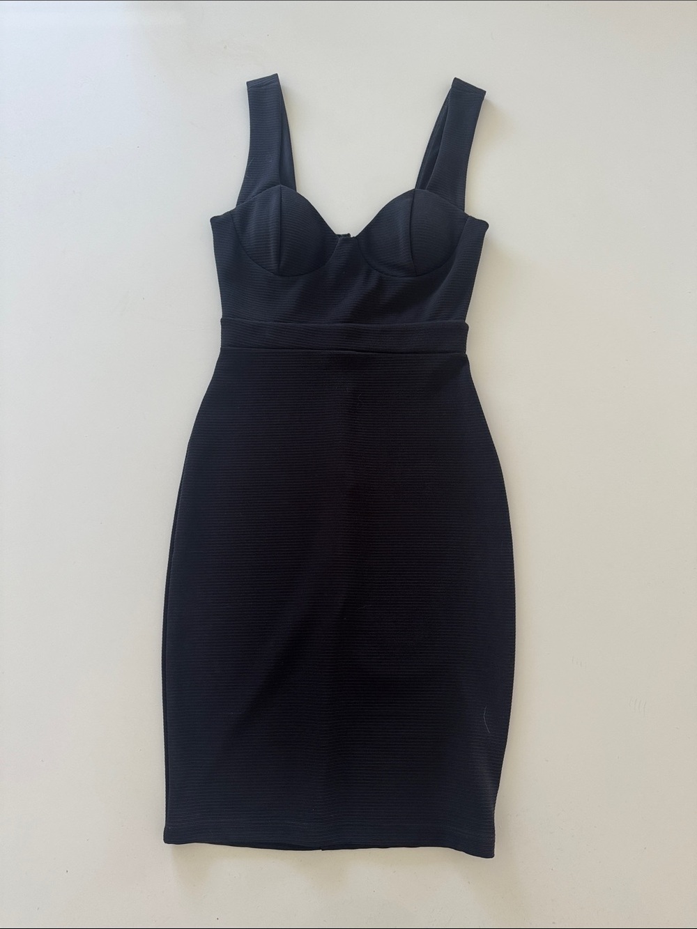 Lulus Black Structured Bust Sheath Dress - Women